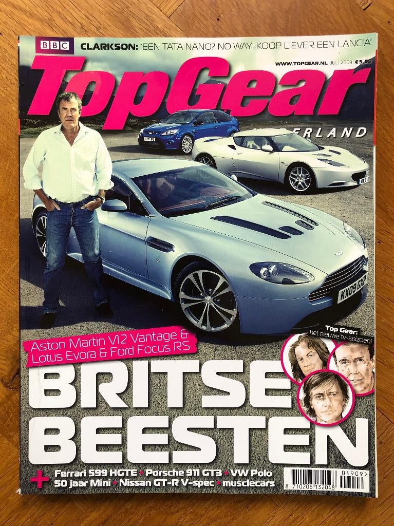 TopGear nr.49 juli 2009, Algemeen, Jeremy Clarkson, Nieuw, Ophalen of Verzenden