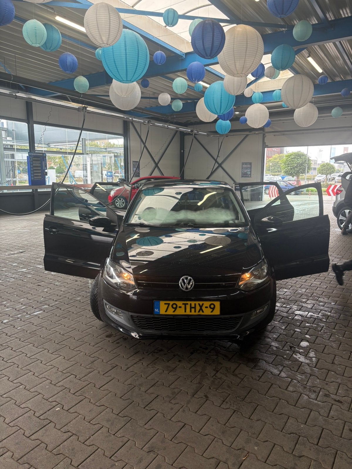 Volkswagen Polo 1.2 TSI 66KW 2012 Zwart, Voorwielaandrijving, 40 €/maand, 4 cilinders, Zwart