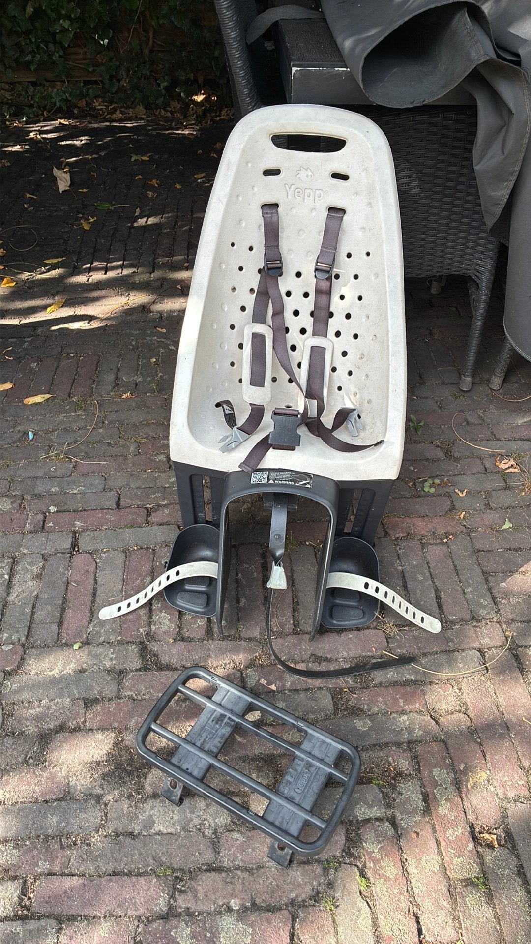 Yepp achterzitje + EasyFit adapter, Fietsen en Brommers, Ophalen, Zo goed als nieuw