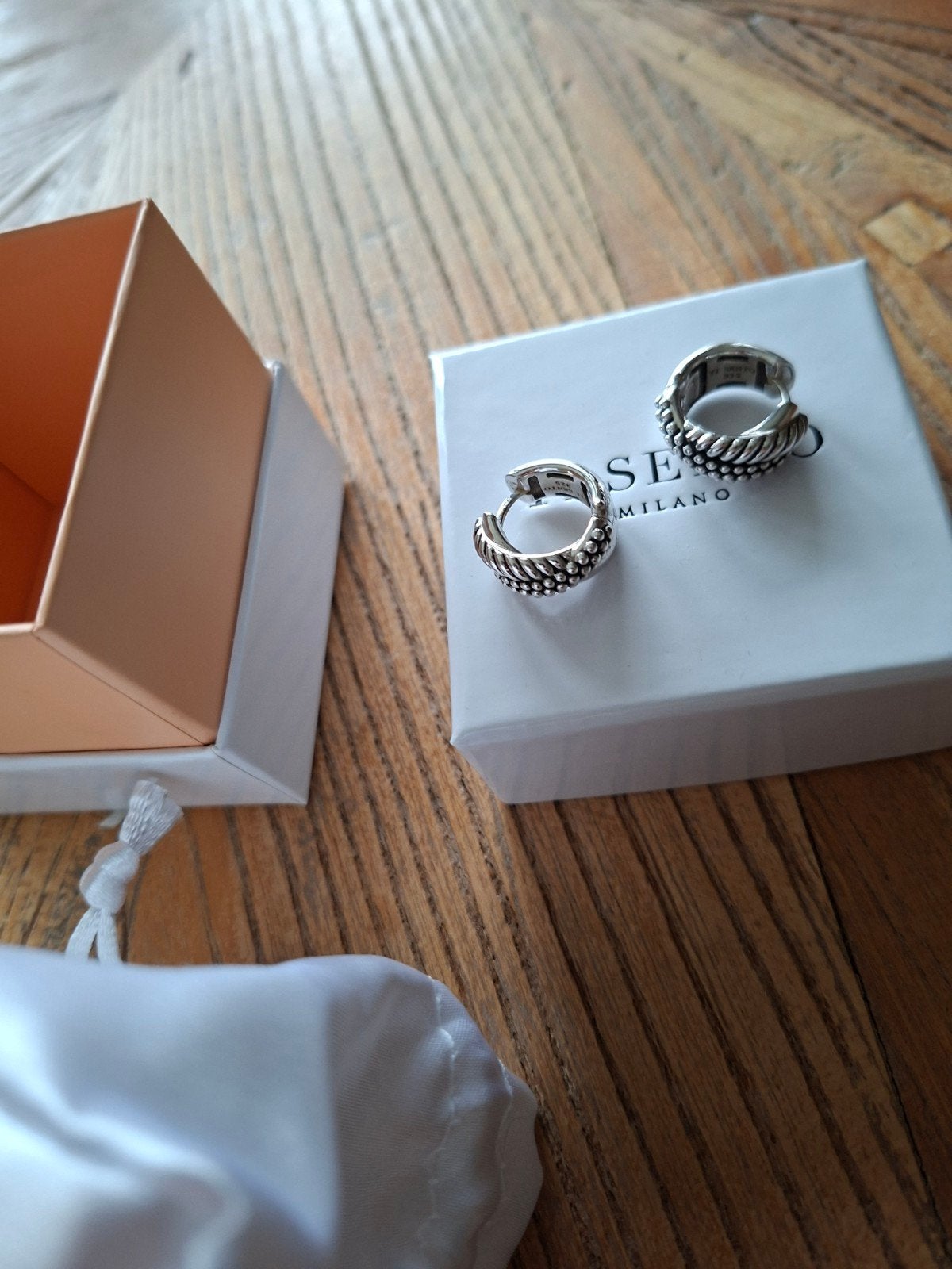 Ti Sento Oorbellen NIEUW, Hangers, Nieuw, Ophalen of Verzenden, Zilver