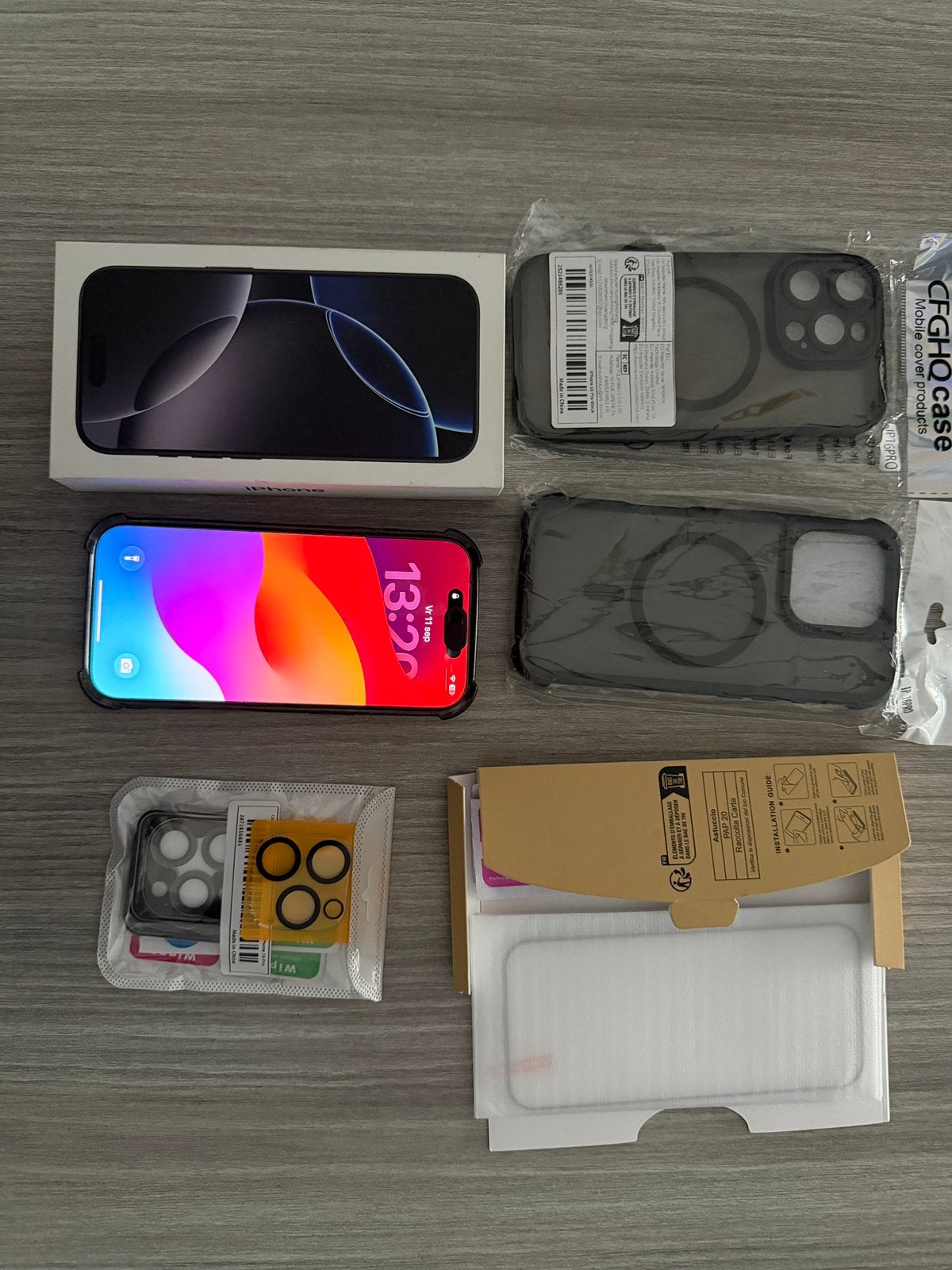 Zo goed als nieuw | Apple Iphone 16 Pro | 128GB, Telecommunicatie, 128 GB, 89 %, Zwart, Zo goed als nieuw