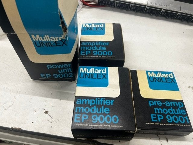 Mullard Unilex Power Unit EP 9002 en extra onderdelen, Overige merken, Overige typen, Mullard Unilex, Ophalen of Verzenden