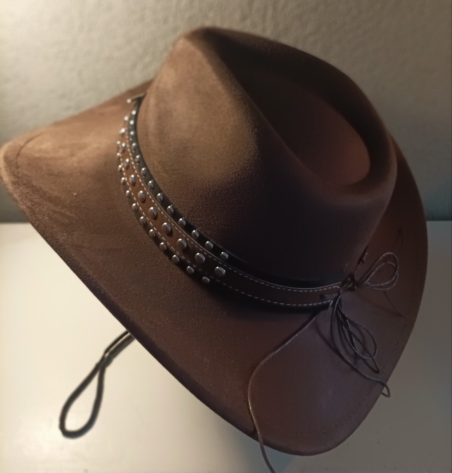 Western Cowboy Hoed – Suède Look – Unisex, Ophalen of Verzenden, Nieuw