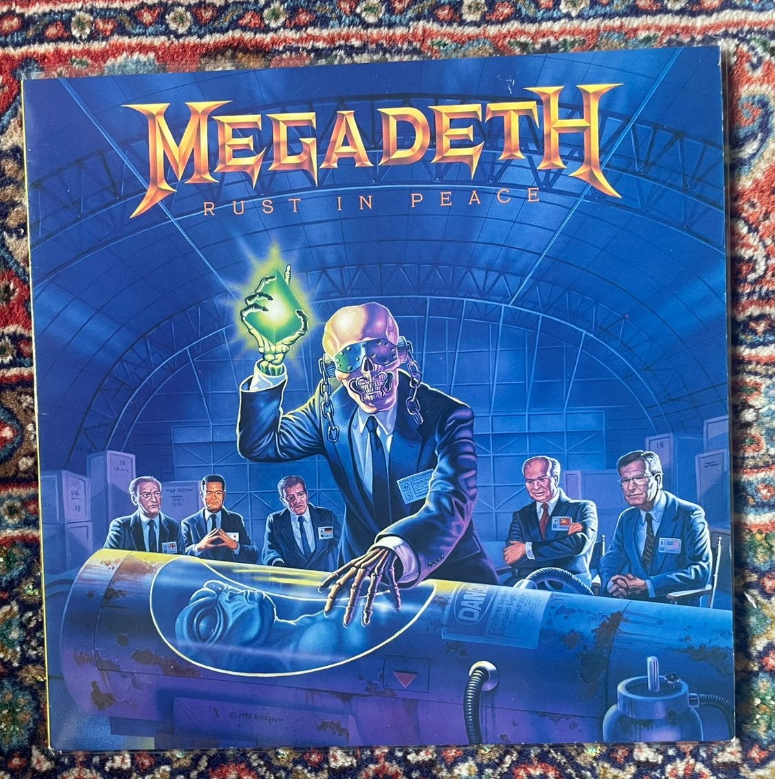 Megadeth Rust in peace (original EU FIRST PRESS 1990) LP, Cd's en Dvd's, Verzenden, Gebruikt