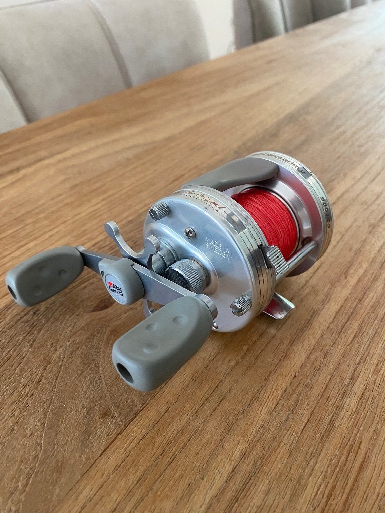 Abu Garcia 5501C3 “The Original”, Ophalen of Verzenden, Zo goed als nieuw, Molen