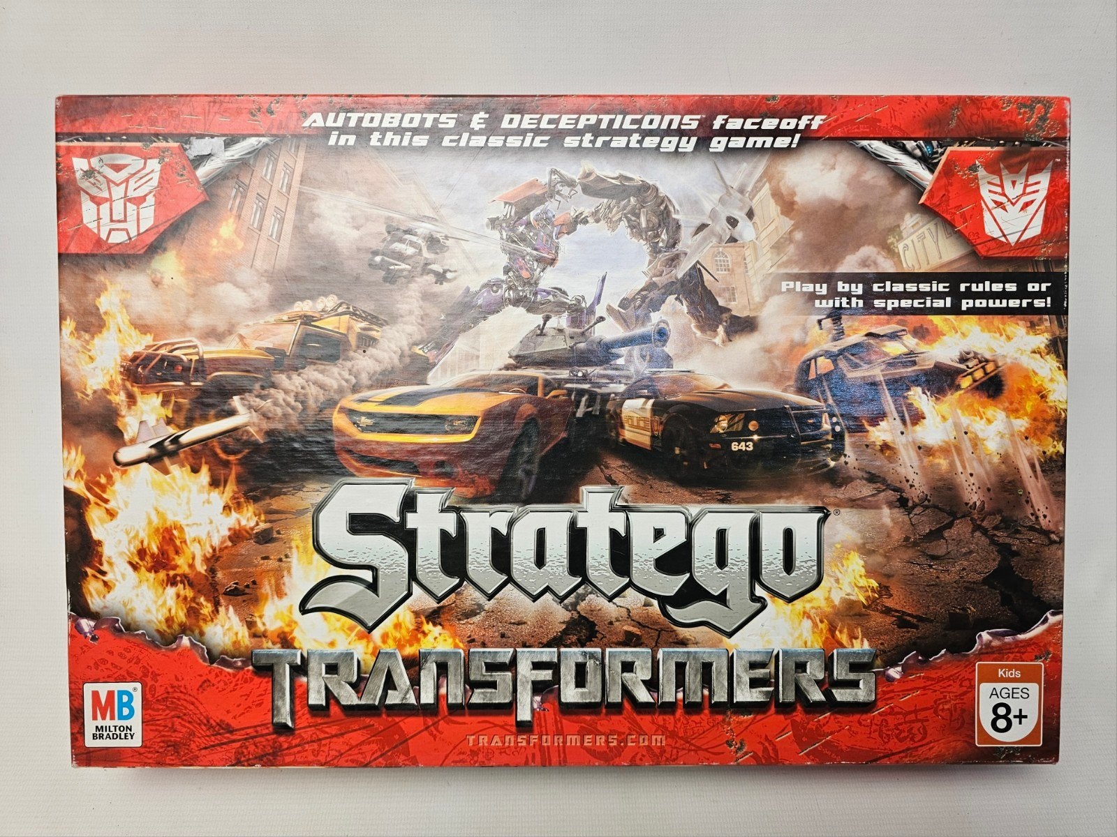 Stratego Transformers Hasbro Bordspel, Een of twee spelers, Ophalen of Verzenden, Gebruikt, Hasbro