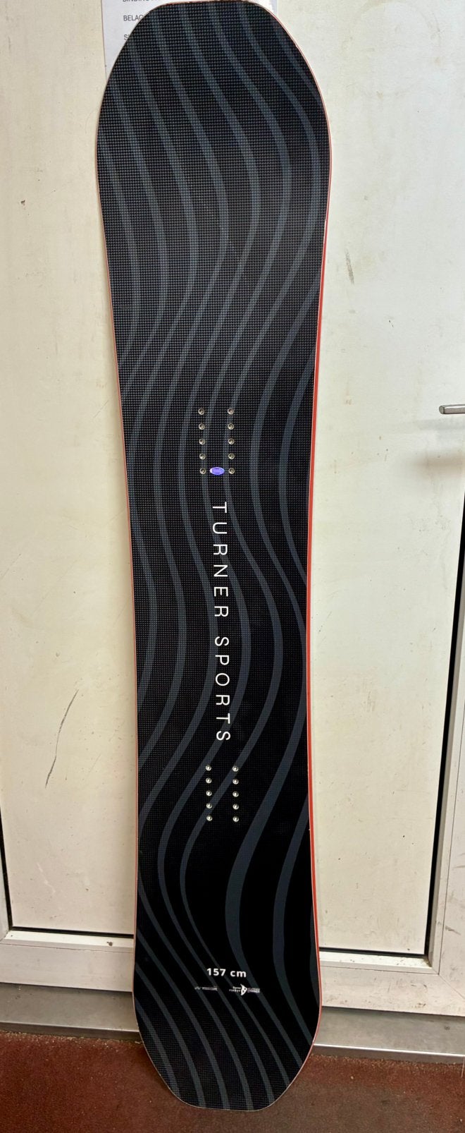 Snowboard testboard 157 cm twin Rocker, Ophalen of Verzenden, Zo goed als nieuw, Board