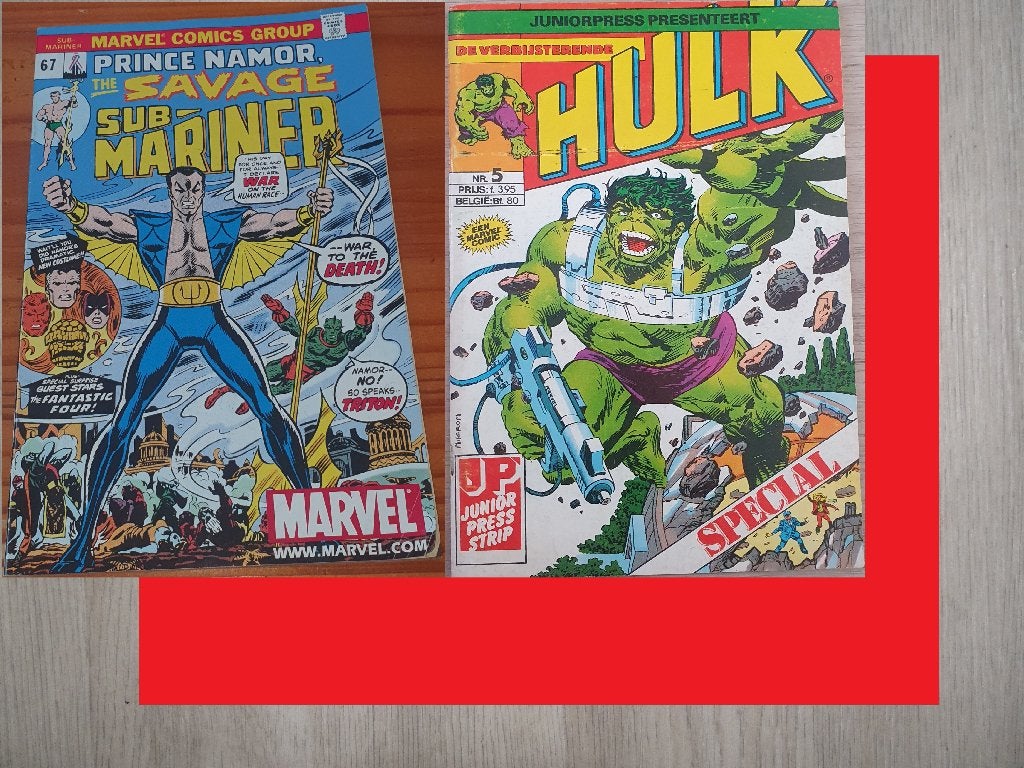 Strip (Prince Namor, the Savage) Sub-Mariner #67 + Hulk Nr 5, Meerdere comics, Ophalen of Verzenden, Zo goed als nieuw, Amerika