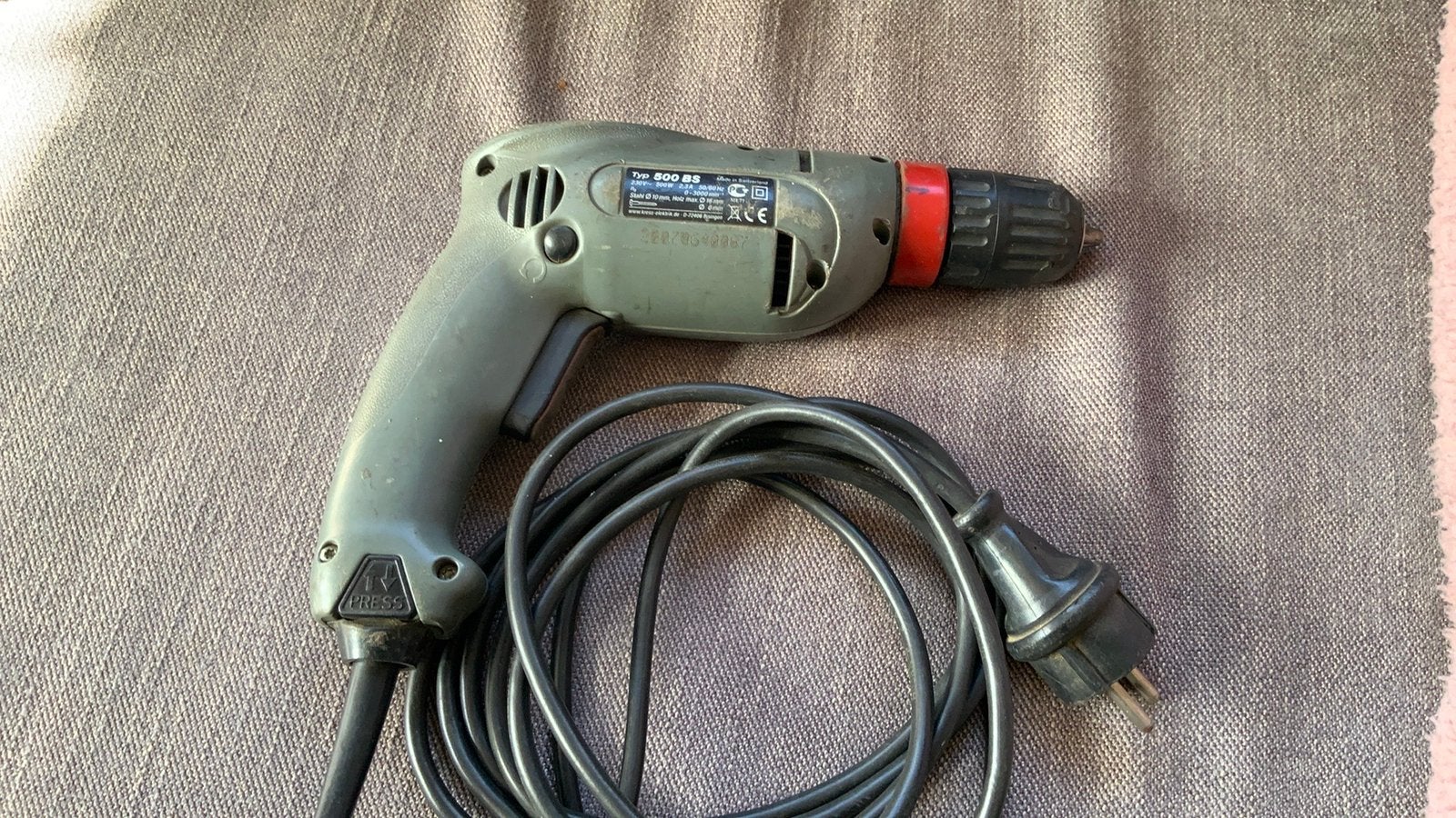 Kress boormachine 500 BS, Ophalen of Verzenden, Gebruikt, Boormachine