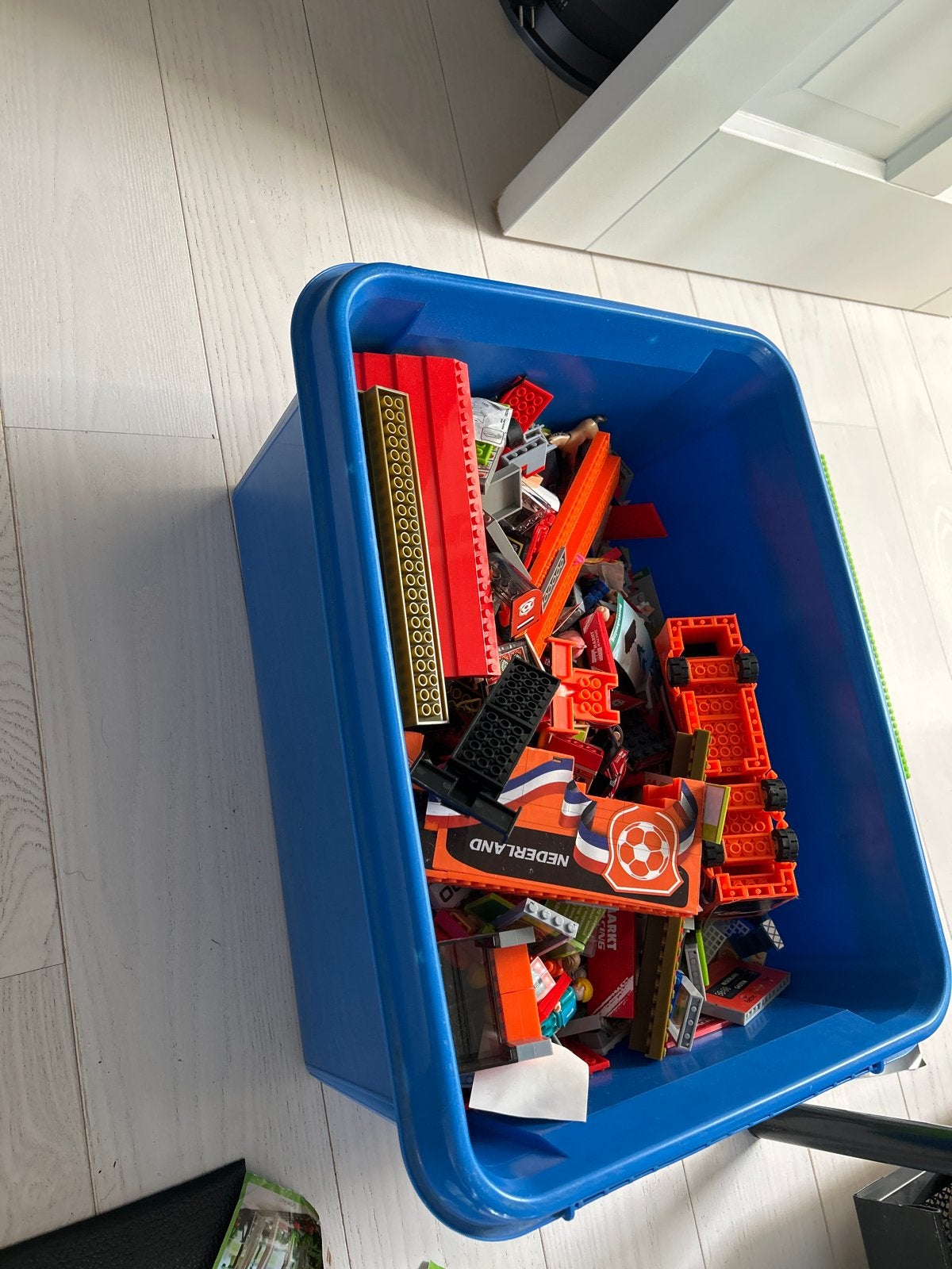 Grote partij Plus Bricks met grondplaten, Gebruikt, Overige thema's, Lego, Ophalen of Verzenden