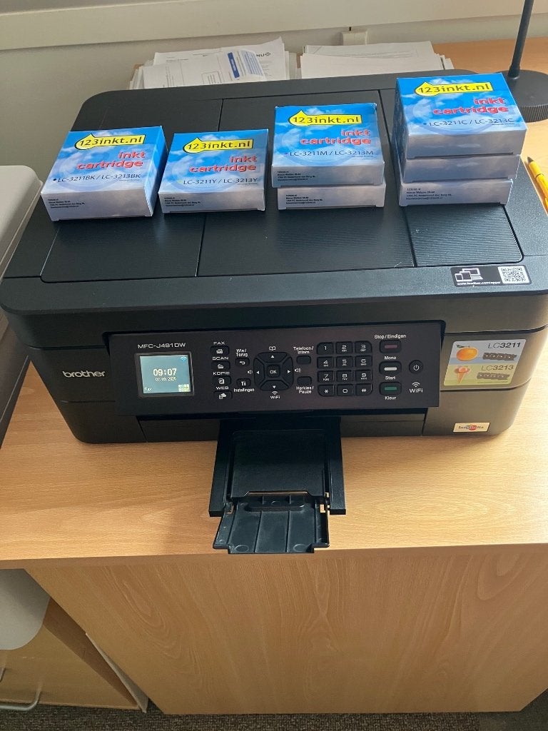 Inktjetprinter Brother all in one, Computers en Software, Printers, Ophalen, Gebruikt, Printer, Inkjetprinter