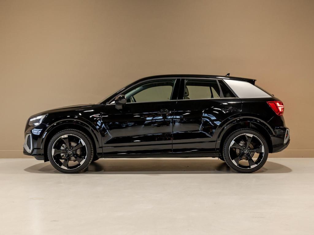 Audi Q2 35 TFSI S-Line Edition / 150pk / Leder / Stoelverwar, Auto's, Audi, 4 cilinders, Leder en Stof, Zwart, Bedrijf
