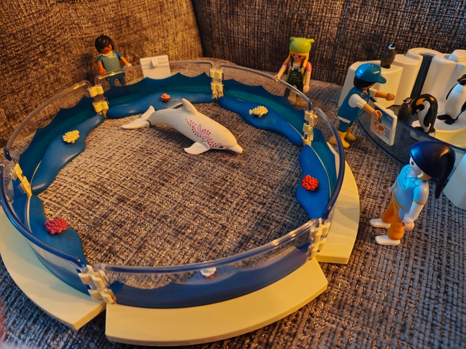 Playmobil Dolfijnen Ring en Pinguïn Verblijf, Gebruikt, Complete set, Overige typen, Family fun