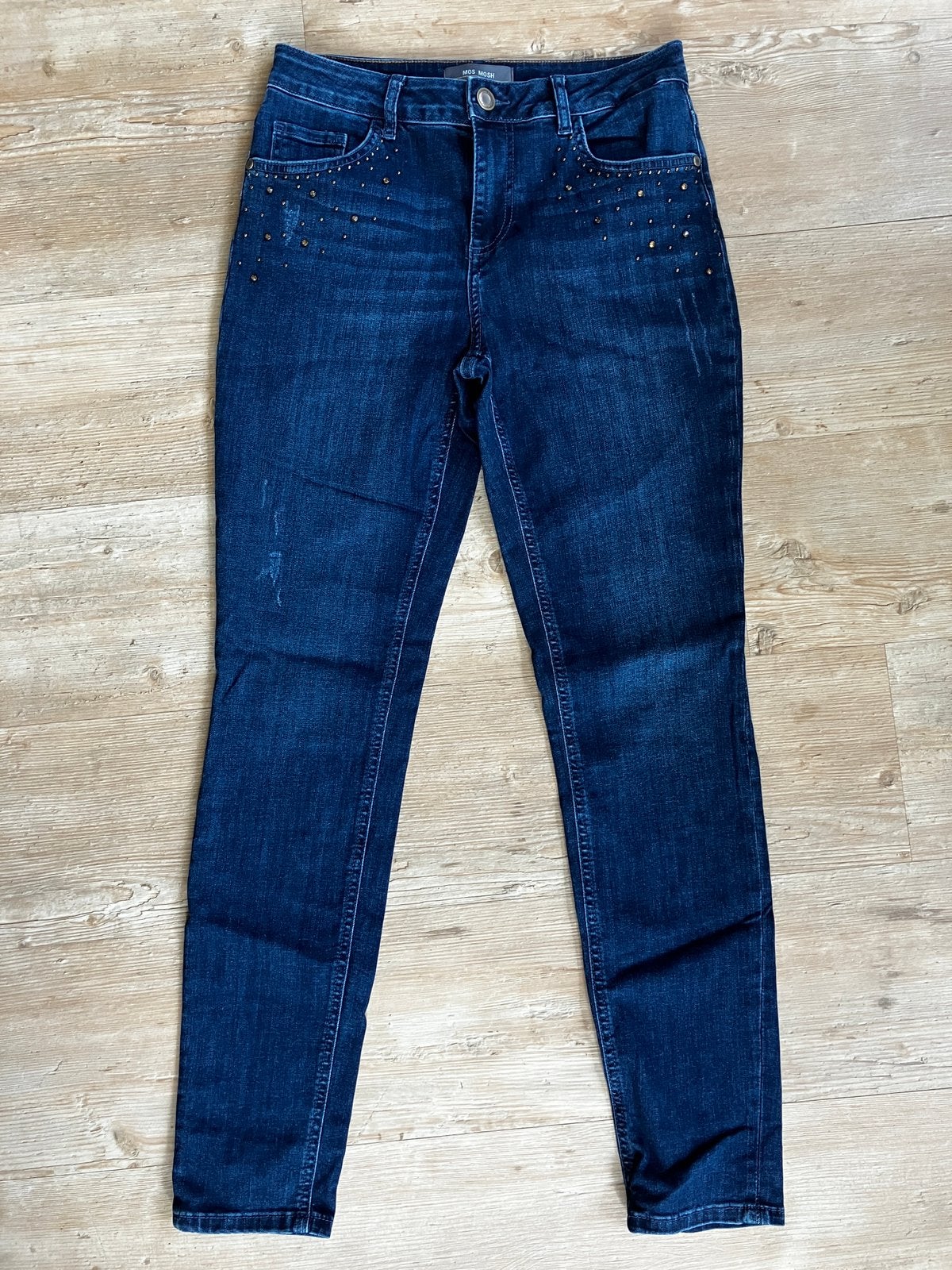 Mos Mosh Jeans MMBradford Gleam 164210 Dark Blue, mt 27, Ophalen, MOS MOSH, Blauw, Zo goed als nieuw