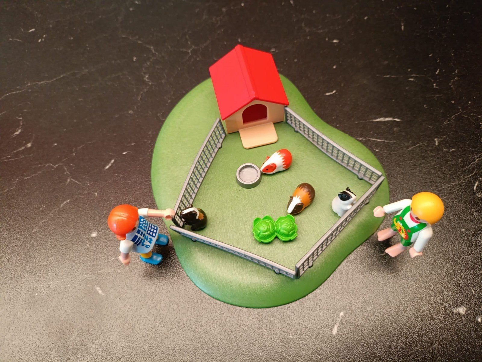 Playmobil 3210 Kinderen met cavia's en hok, Ophalen of Verzenden, Gebruikt, Complete set