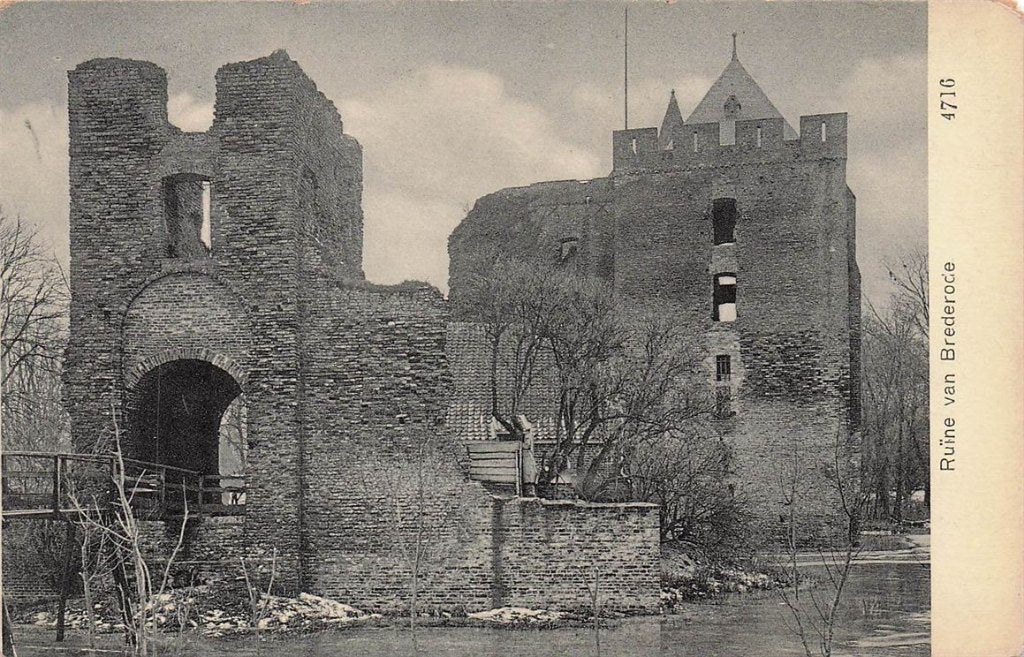 702-246-027 Ruine Van Brederode, Verzenden, Voor 1920, Noord-Holland