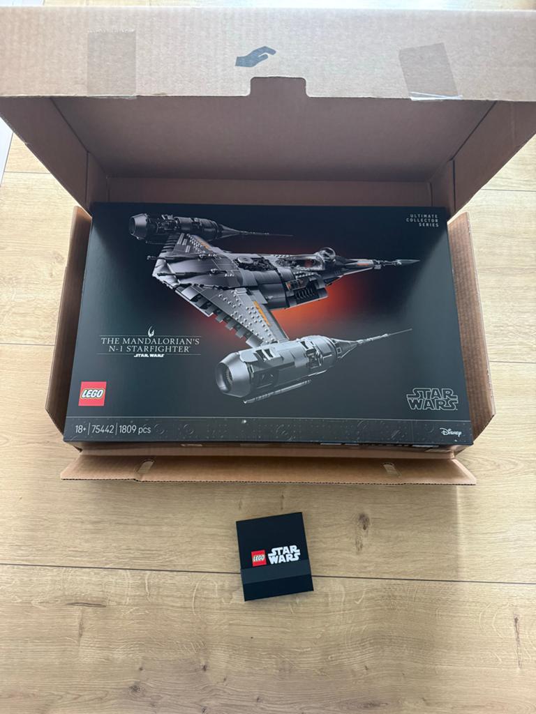 Lego 75442 The Mandalorian's N-1 Starfighter UCS + Gift, Ophalen of Verzenden, Nieuw