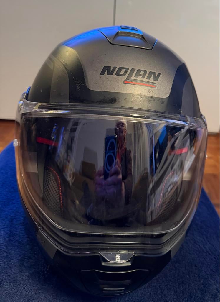Nolan N100-5 Systeemhelm Mat Zwart - Maat M, M, Systeemhelm, Heren, Nolan