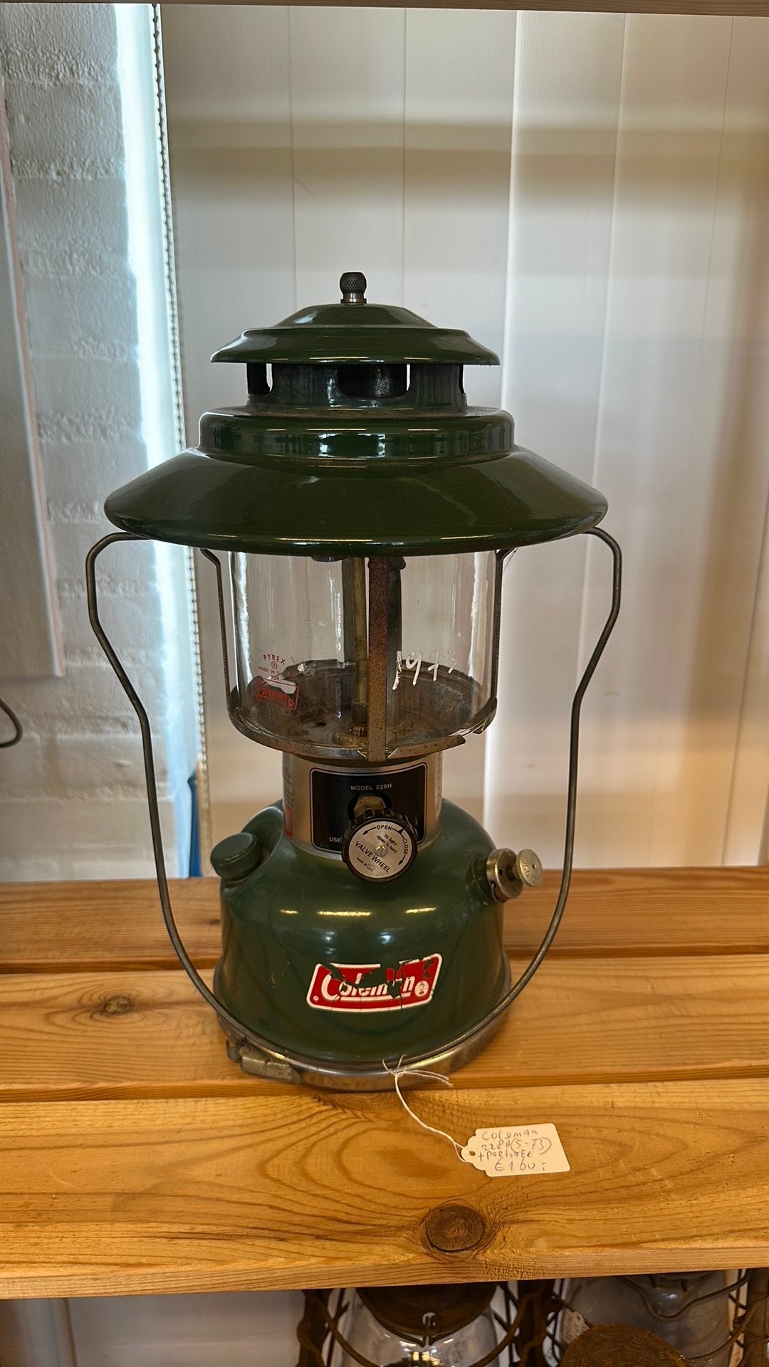 Coleman 228H (5-1973) druklamp, Antiek en Kunst, Ophalen of Verzenden