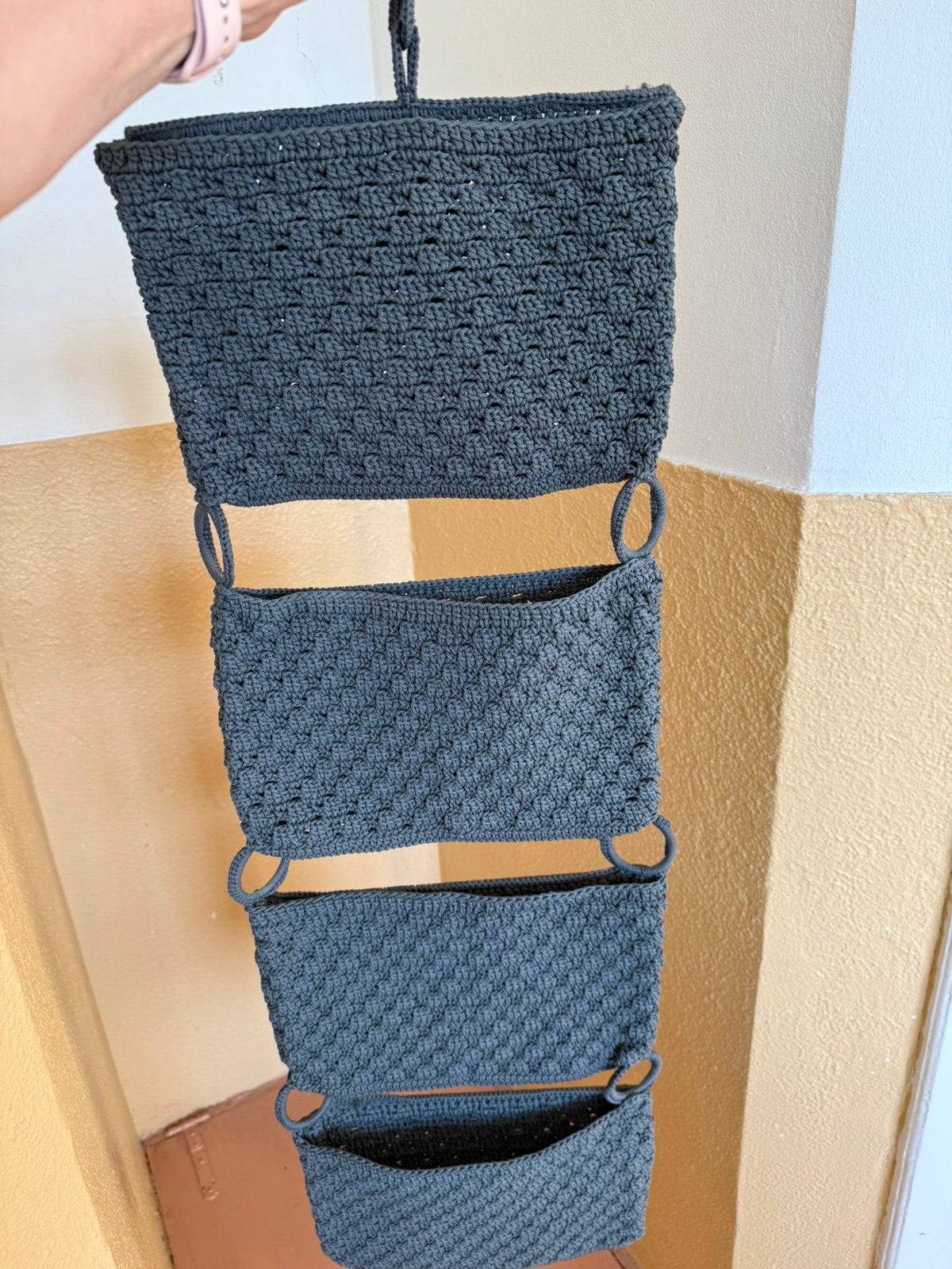 IKEA NORDANA gehaakte hangende organizer. *NIEUW*, Ophalen, Mand, Textiel, Nieuw