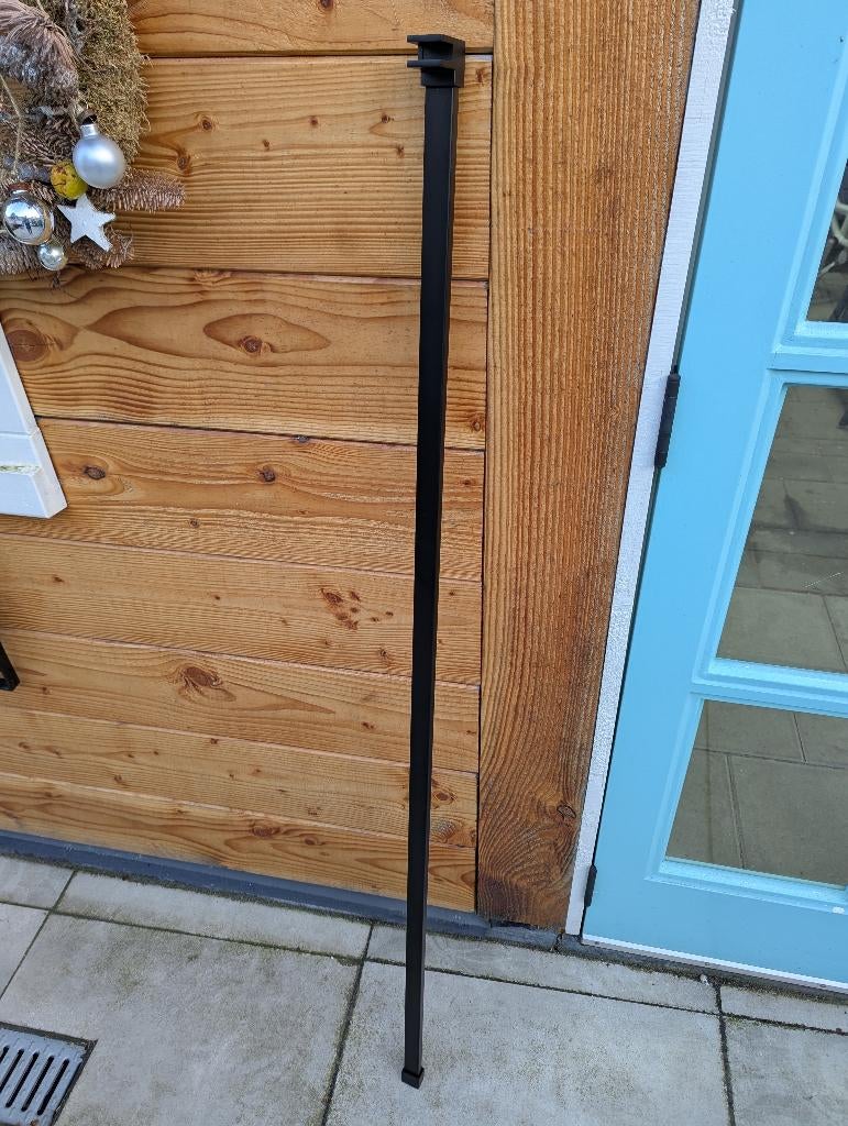 Mueller Slimline douchewand stabilisator stang mat zwart, Doe-het-zelf en Verbouw, Sanitair, Ophalen, Nieuw, Glas, Douche