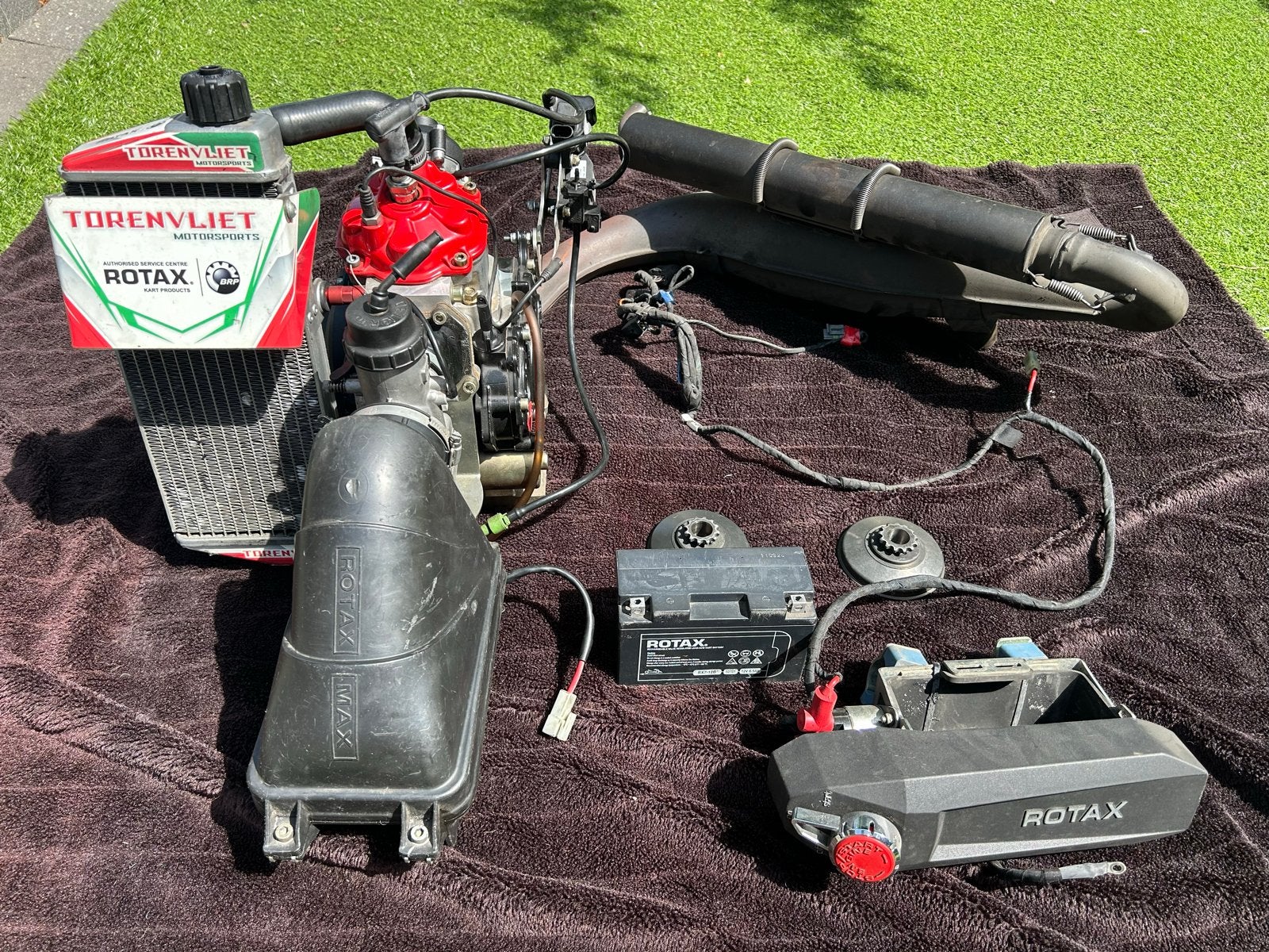 Rotax max 125 evo senior, Ophalen, Gebruikt, Onderdelen Kart
