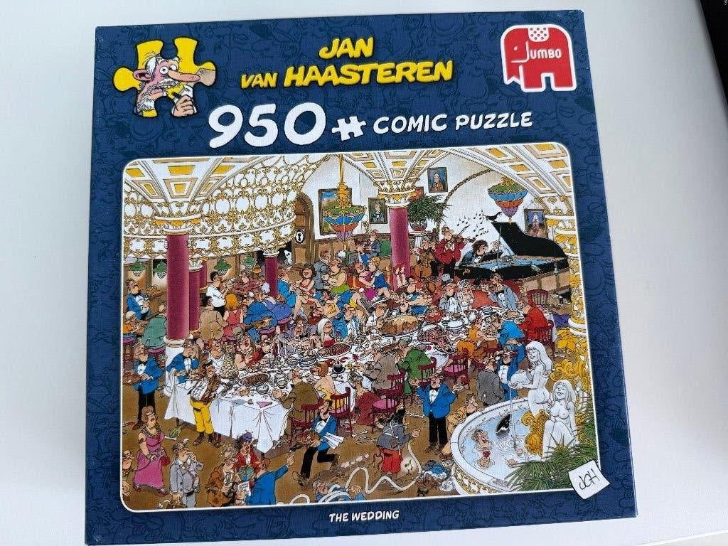 Jan van Haasteren 950 stukjes De Bruiloft, Ophalen, 500 t/m 1500 stukjes, Zo goed als nieuw