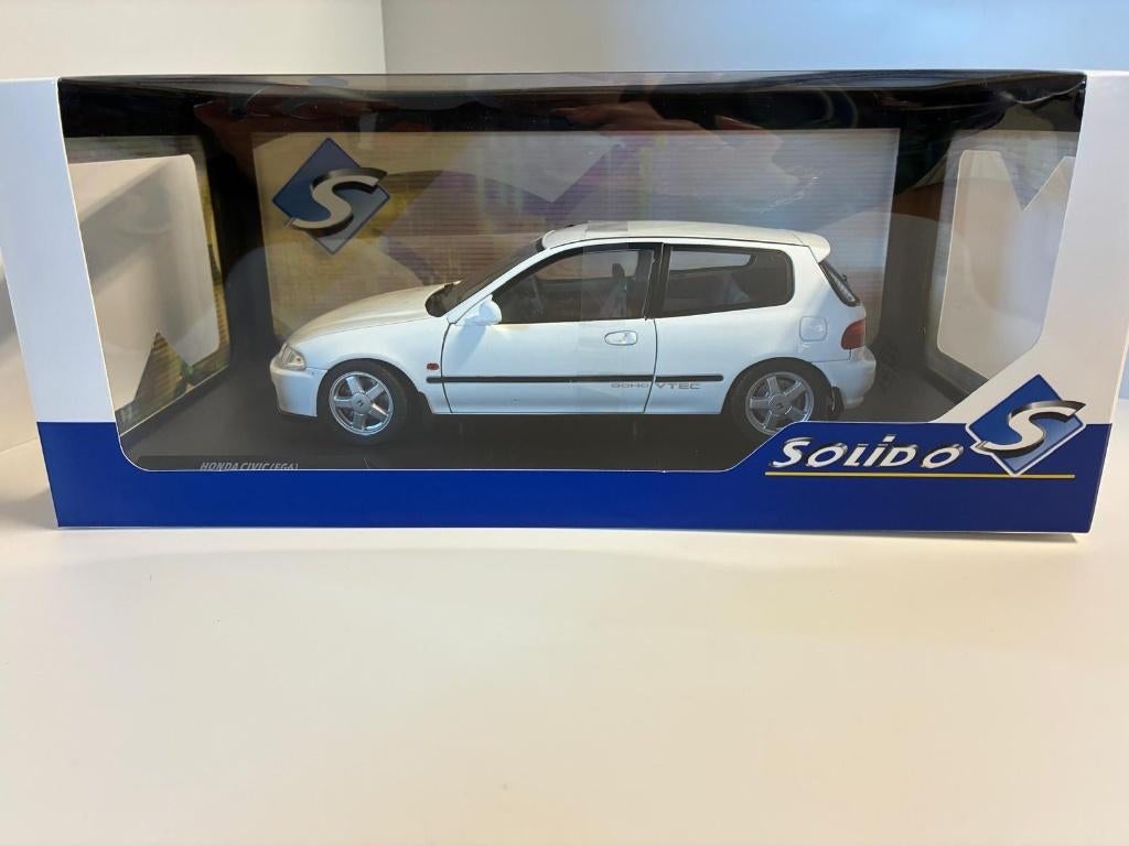 27695: Honda Civic Sir (EG6) - 1991 - Solido 1:18, Hobby en Vrije tijd, Modelauto's | 1:18, Solido, Auto, Solido, Nieuw
