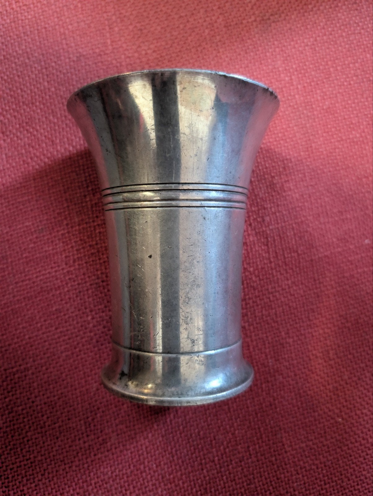 Antieke tinnen beker - Kamphof Zwolle Holland, Antiek en Kunst, Ophalen of Verzenden
