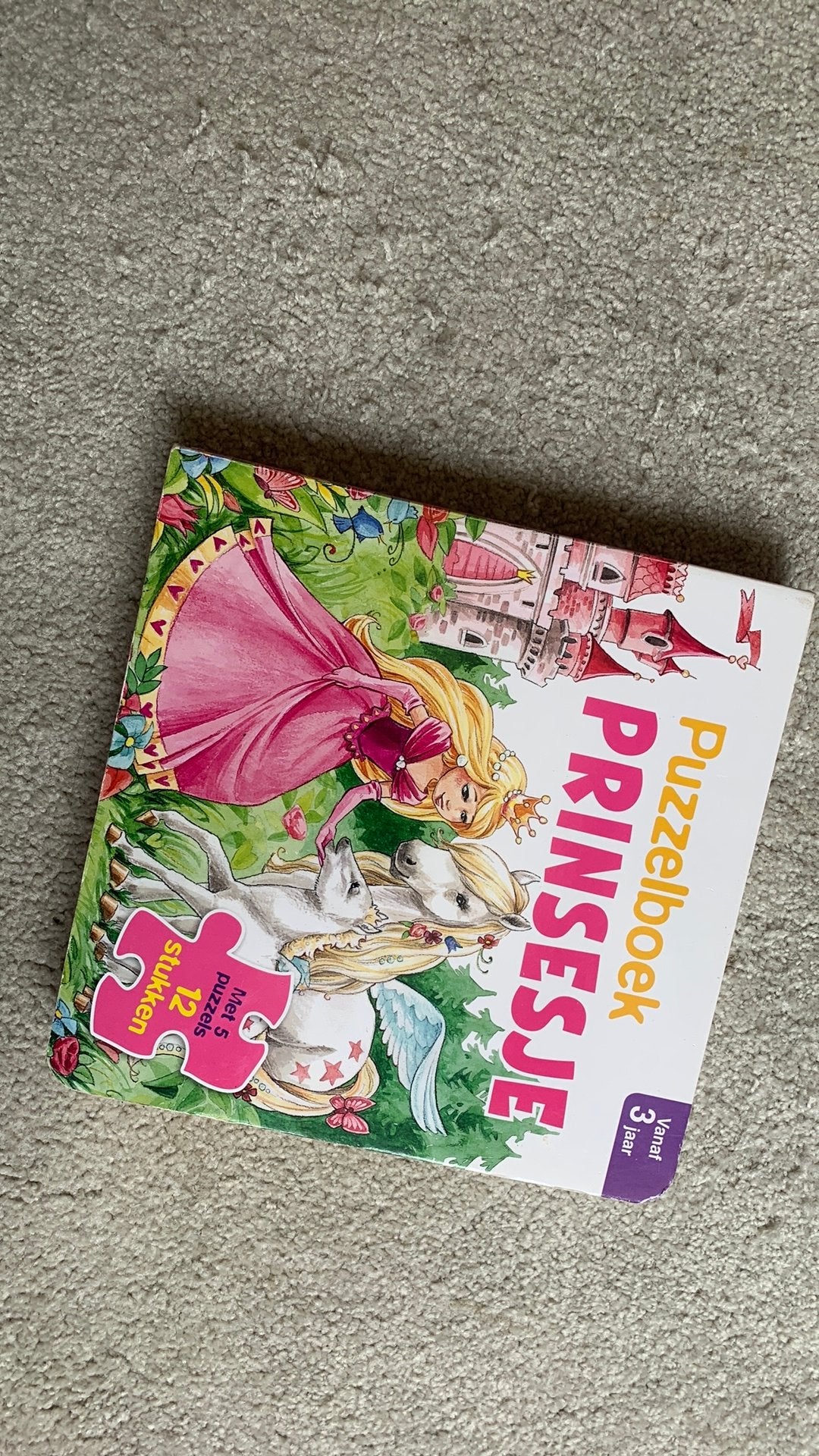 Puzzelboek prinsesje, Ophalen of Verzenden, Meer dan 50 stukjes, Nieuw