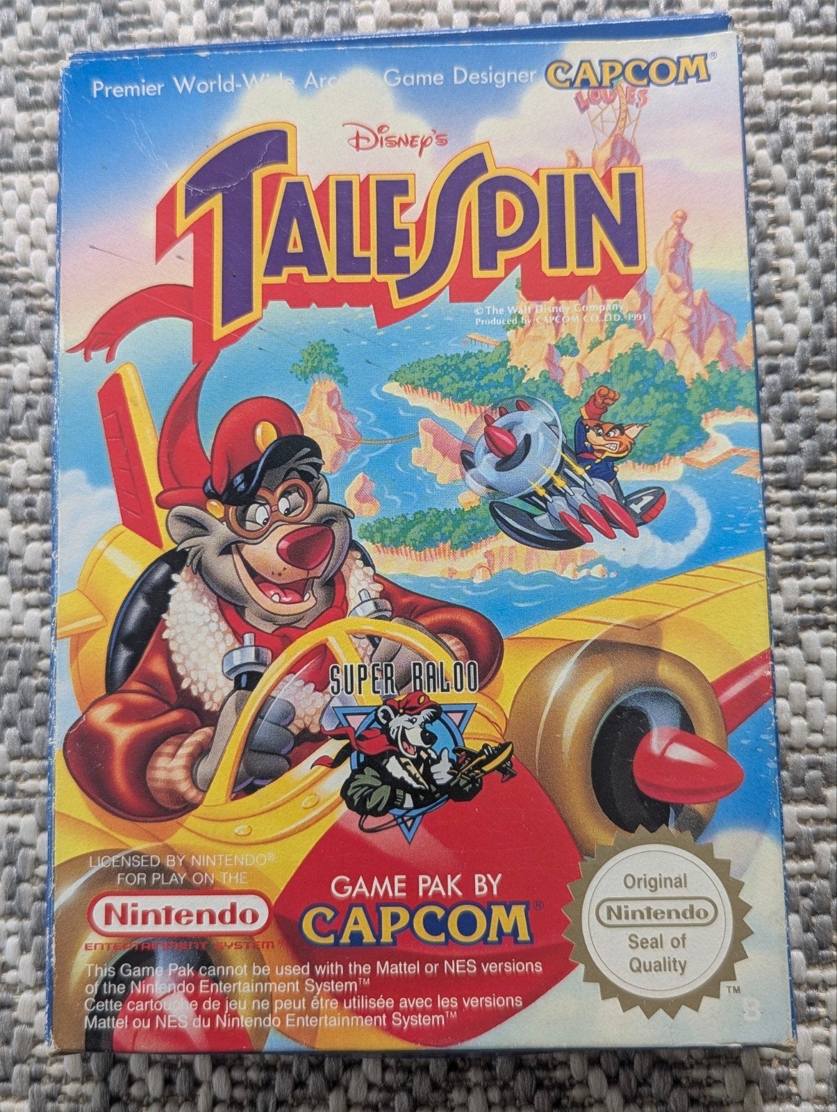 Disney's TaleSpin NES Game Pak by Capcom - Compleet, Avontuur en Actie, Verzenden, 1 speler, Zo goed als nieuw