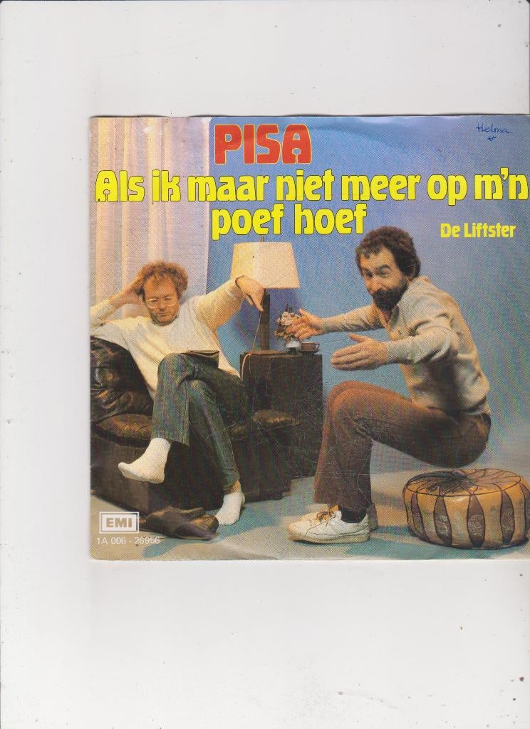 7"Single Pisa (H. Spaan/H. Vermegen)- Als ik maar niet meer, Ophalen of Verzenden, Gebruikt, Nederlandstalig