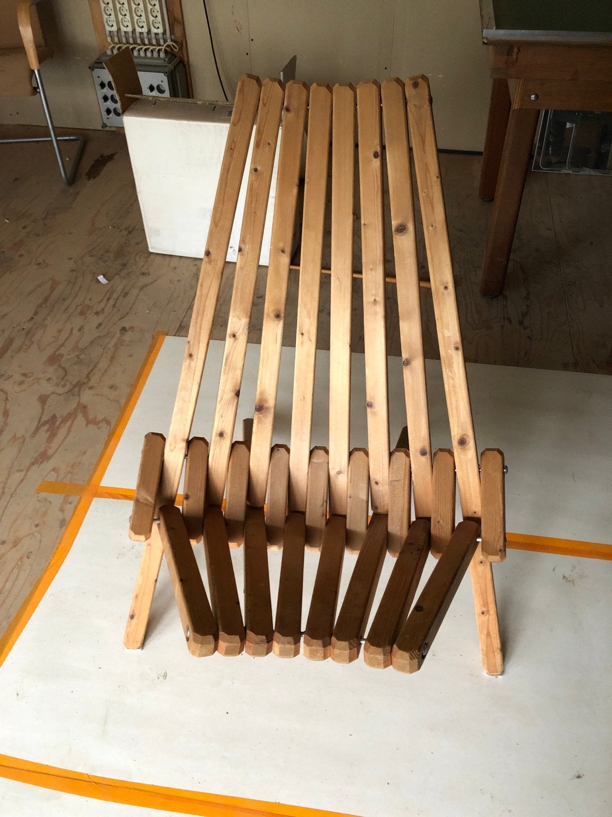 Houten klapstoel - Siding design, Ophalen, Gebruikt, Bruin, Eén