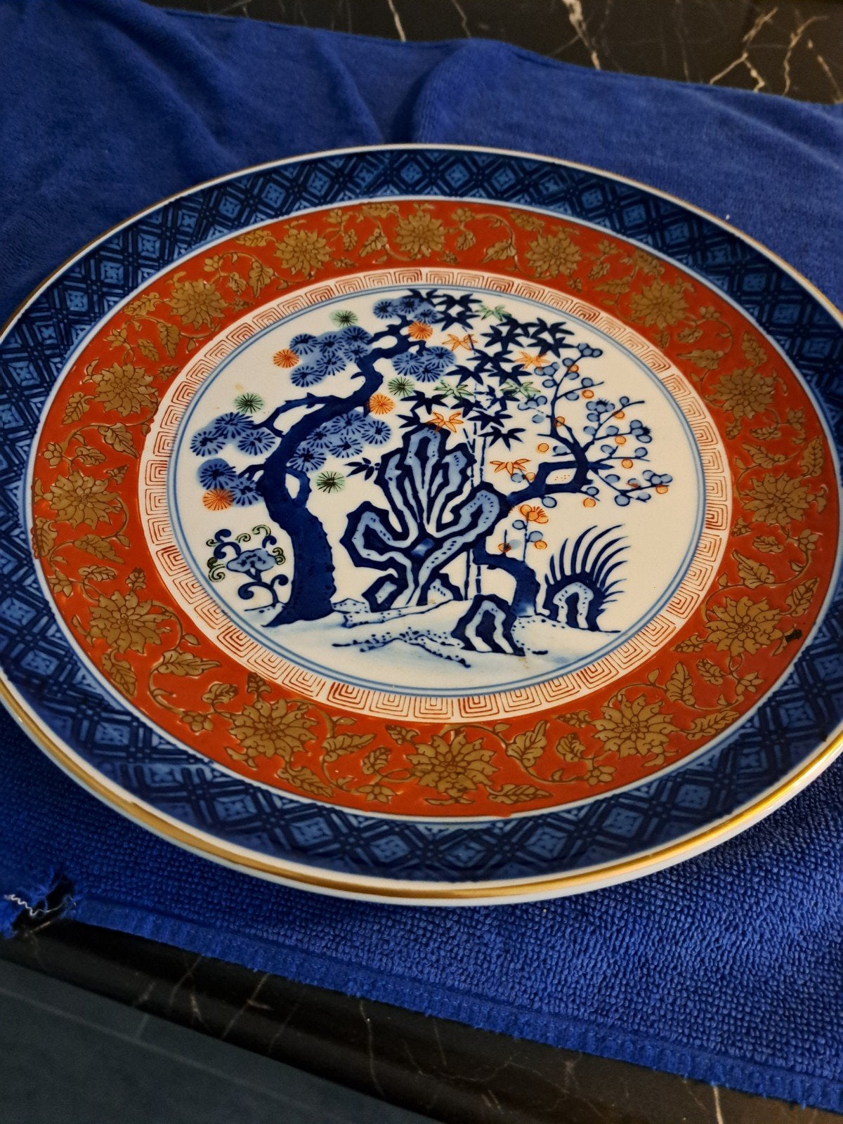 super mooi imari porselijnen bord, Antiek en Kunst, Ophalen of Verzenden