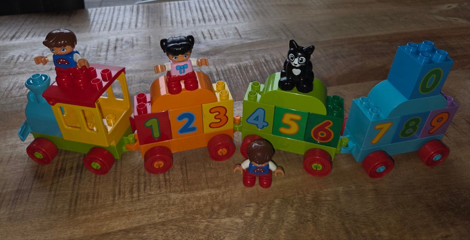 DUPLO LEGO Duplo cijfertrein, Ophalen of Verzenden, Zo goed als nieuw
