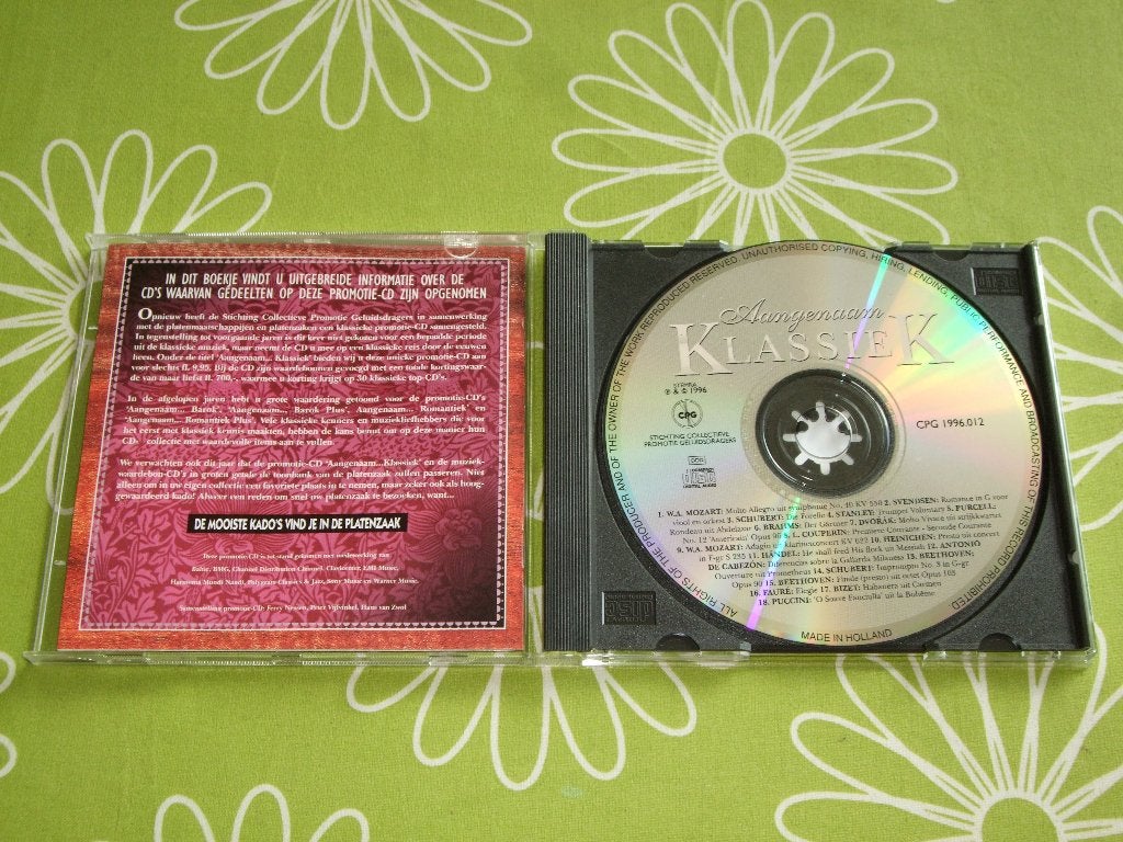 CD Aangenaam Klassiek 1996, Ophalen of Verzenden, Barok, Zo goed als nieuw, Overige typen