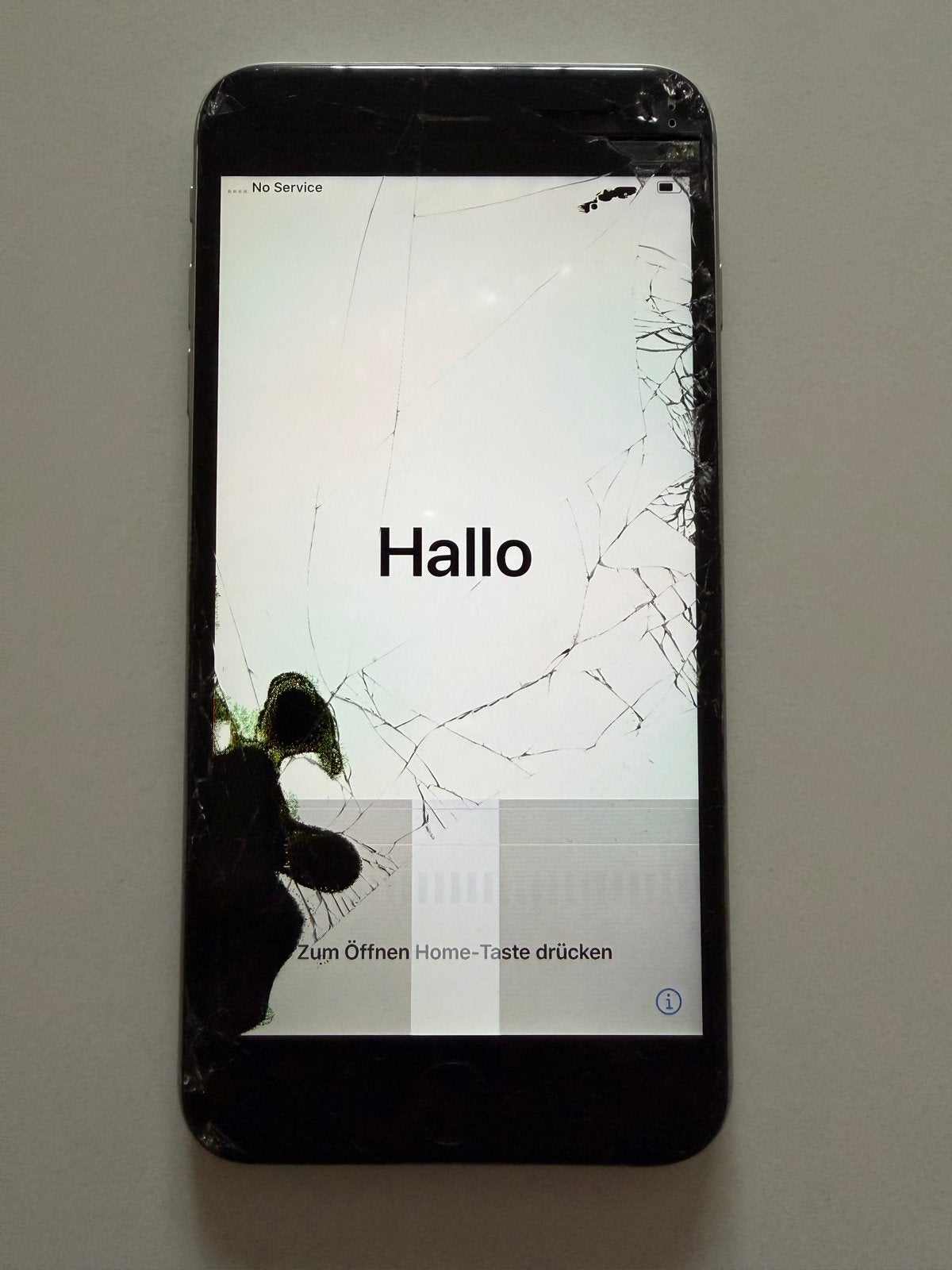 iPhone 6s Plus (64GB) - Gebarsten scherm, Telecommunicatie, Mobiele telefoons | Apple iPhone, Gebruikt, IPhone 6S Plus, Ophalen of Verzenden