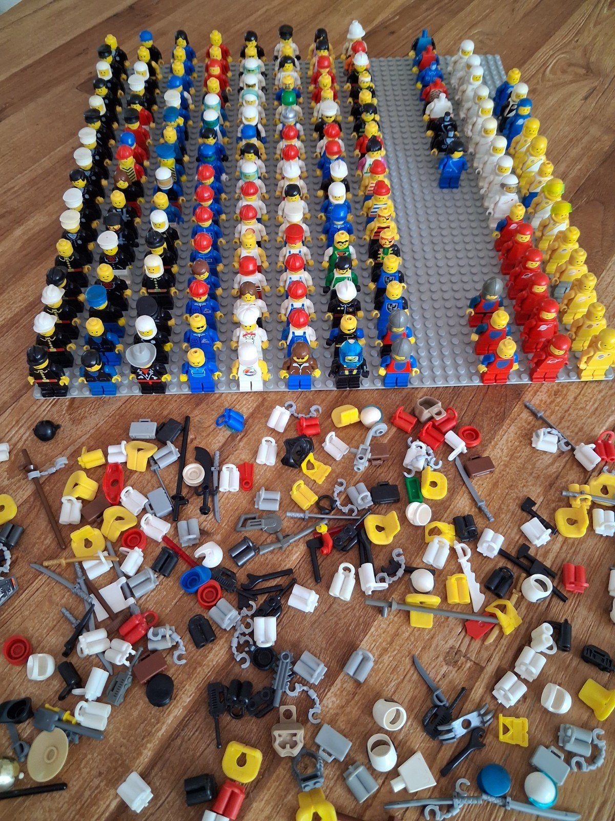 partij LEGO minifiguren en accessoires, Ophalen of Verzenden, Gebruikt, Overige merken