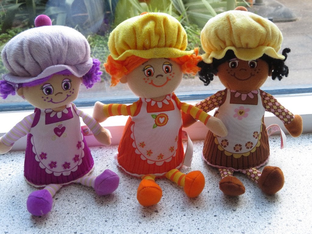 Little Miss Muffin Pop in cupcake muffin oranje en paars, Ophalen of Verzenden, Zo goed als nieuw, Overige typen, Met label
