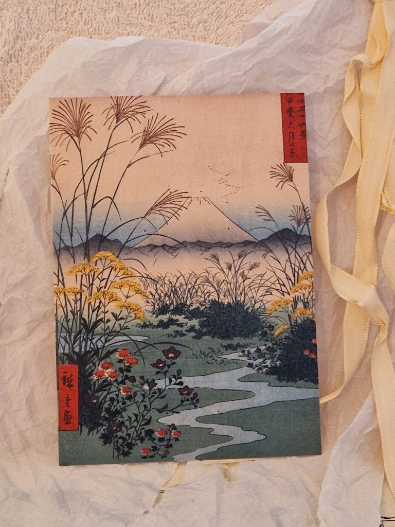 Ansichtkaart. "Japans- Die Otsuki- Ebene/Kai"., Huis en Inrichting, Ophalen of Verzenden, Nieuw, Papier/karton