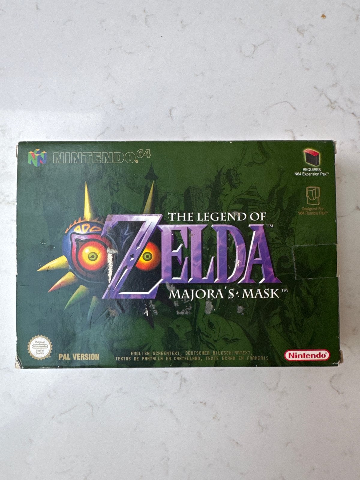 The Legend of Zelda: Majora's Mask N64 PAL Compleet, Spelcomputers en Games, Gebruikt, Verzenden, 1 speler, Role Playing Game (Rpg)