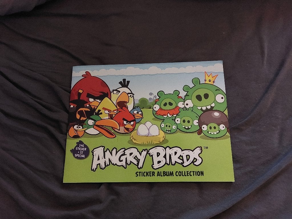 Compleet giromax album Angry Birds, Verzamelen, Ophalen, Gebruikt, Overige typen