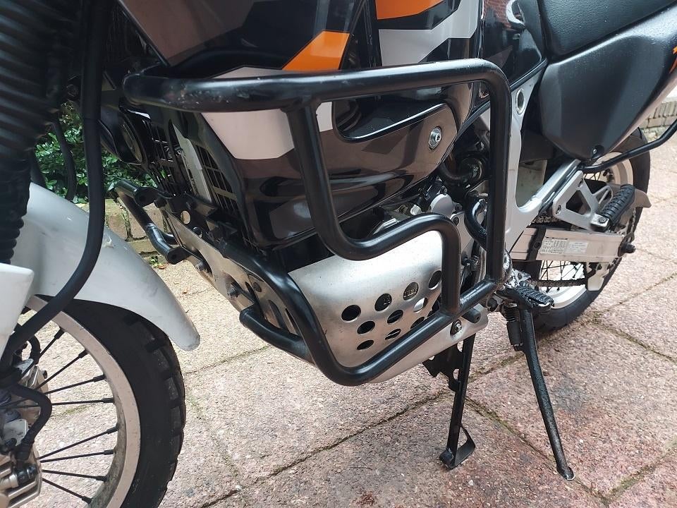 Honda XRV750 Africa Twin valbeugel set zwart zeer robuust, Verzenden, Gebruikt