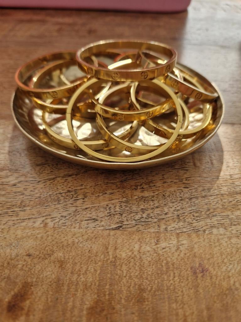 Cartier love armbanden en ringen, Sieraden, Tassen en Uiterlijk, Ringen, Nieuw, Ophalen of Verzenden, Dame, Zilver