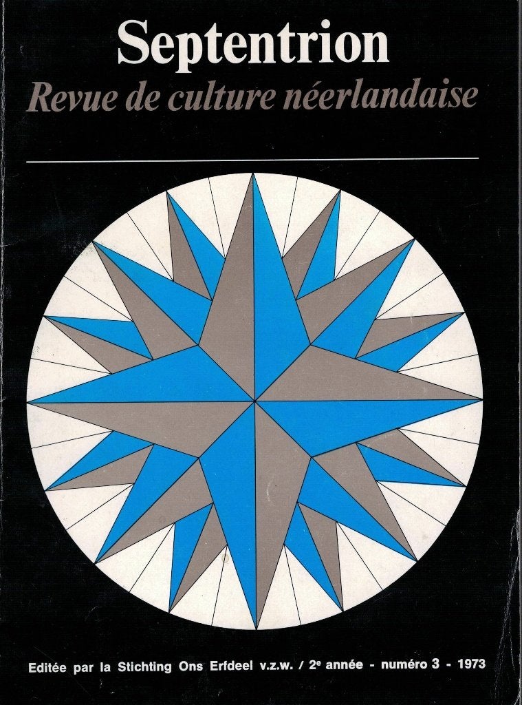 J.J. Slauerhoff in Septentrion - 2e jrg. nr. 3, 1973., Verzenden, Gelezen, Muziek, Film of Tv