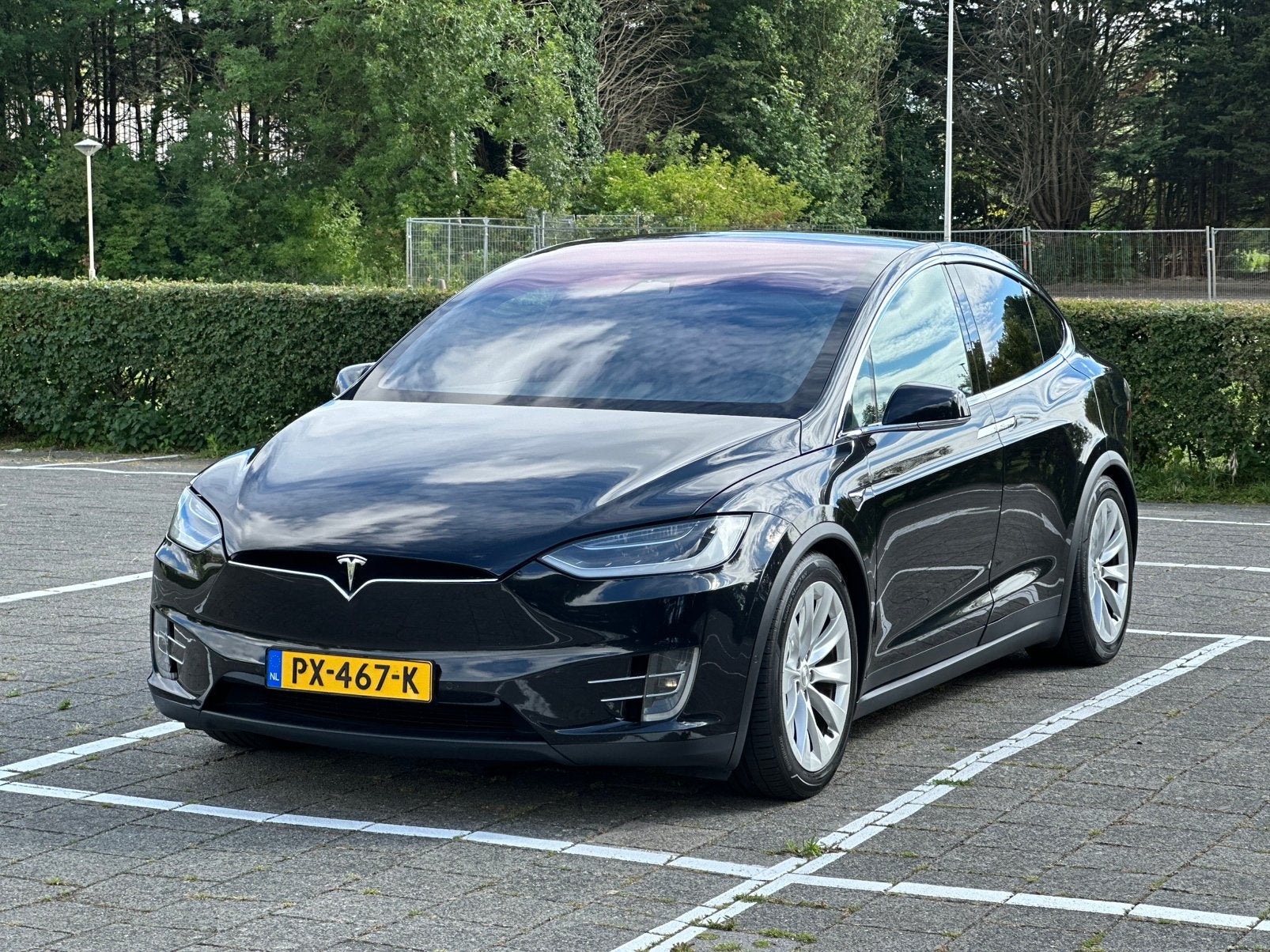 Tesla Model X | 6 Zits | Autopilot | 20”LM | Luchtvering |, Auto's, Tesla, Automaat, Model X, Zwart, 124 €/maand