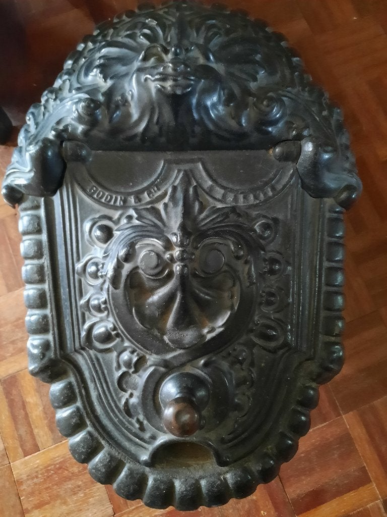 Vintage kolenkit gietijzer, Ophalen, Vintage, Metaal, Gebruikt