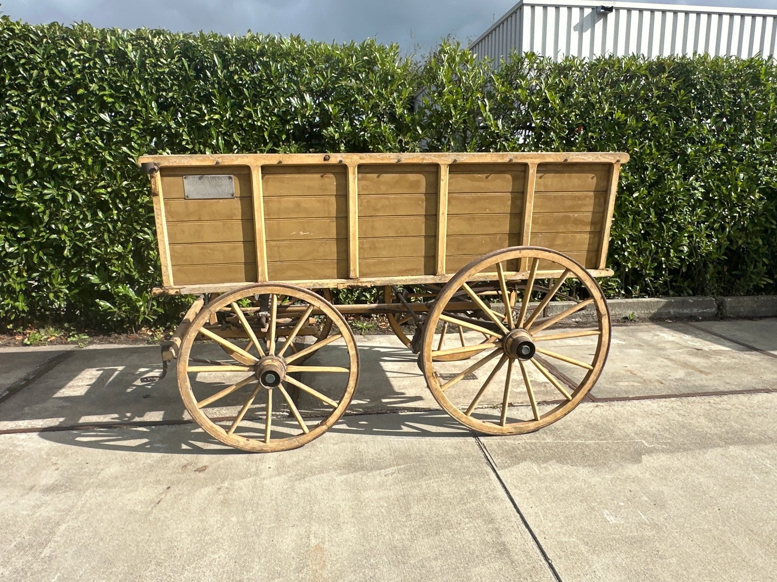 Oude paardenkoets transport wagen voor decoratie, Paard of Pony, Gebruikt, Overige typen, Nvt
