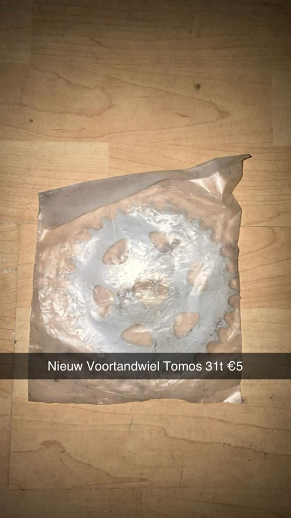 Tandwielen Tomos (nieuw en gebruikt), Ophalen, Nieuw, Blok