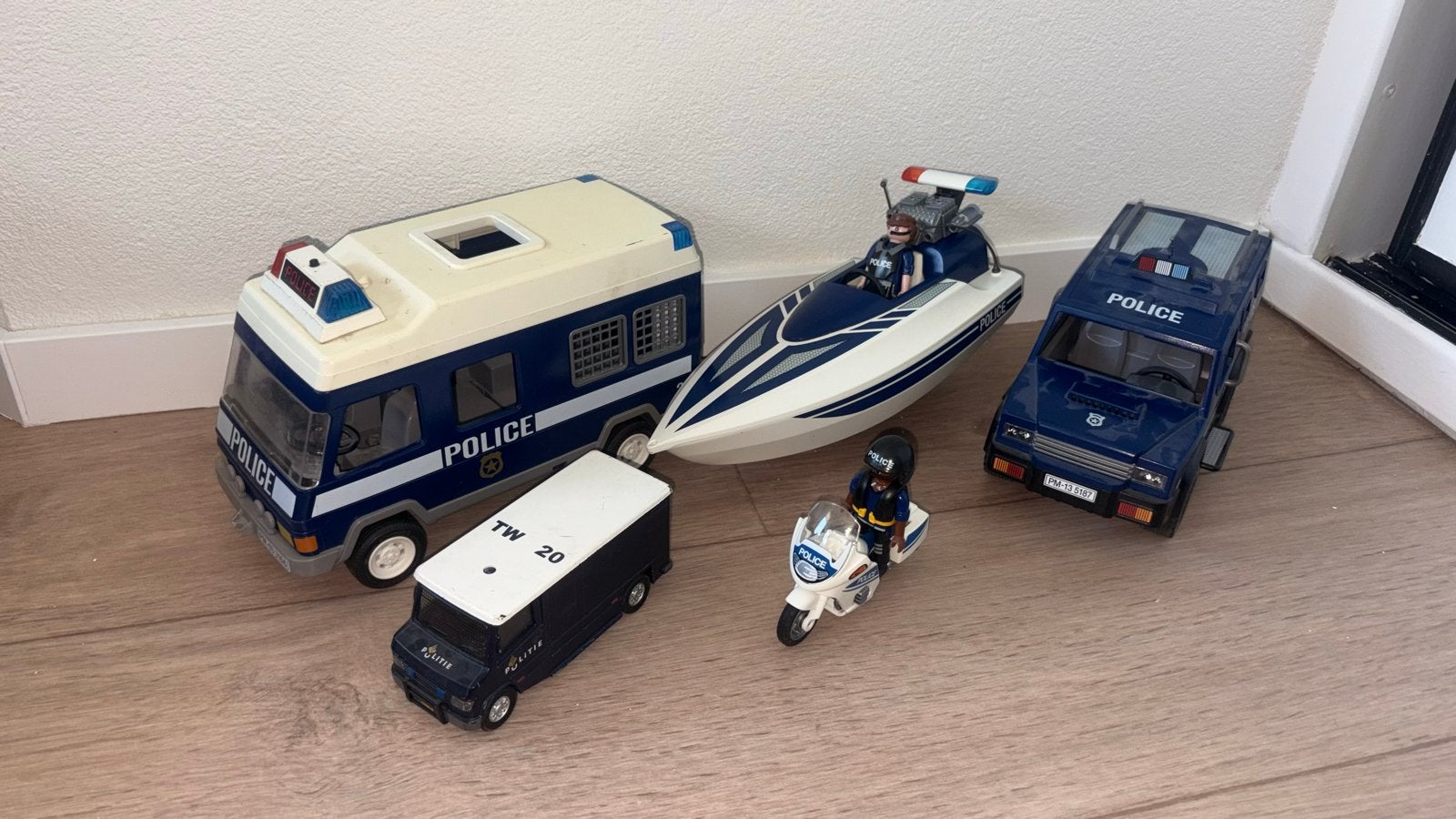 Playmobil Politie Setje - Gebruikt, niet compleet, Ophalen of Verzenden, Gebruikt